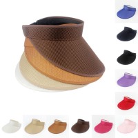 Summen   ClipOn Visor Color Golf Unisex Tennis Sun Hat Brim Sports Caps  eb-95771566